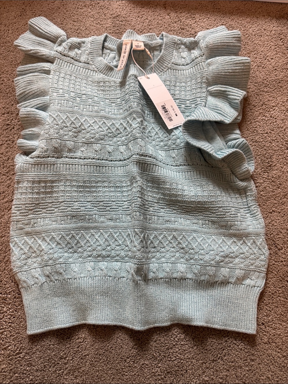 Ruffled Sleeve Knit Skirt - Janie and Jack NWT